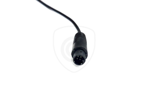 Redukcia z Mini 4-PIN samec na 1x RCA samica + napájanie samica