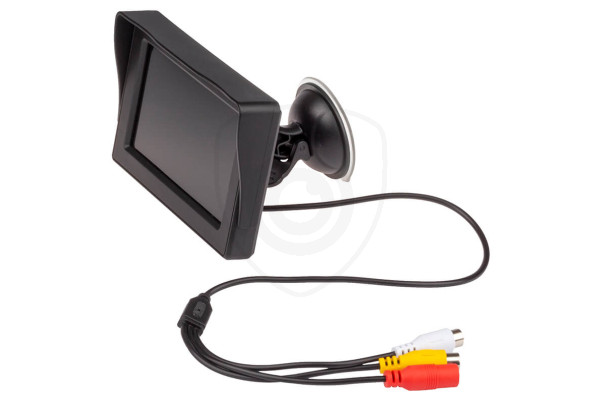 Stojanový monitor k cúvacím kamerám malý | cúvacia a parkovacia technika 4,3″ monitor do auta
