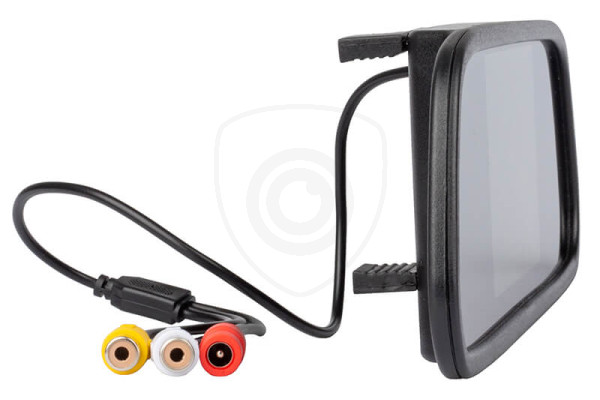Monitor v spätnom zrkadle do auta 5″ | cúvacia a parkovacia technika Monitor do auta v spätnom zrkadle 5″ pre cúvaciu kameru a prednú kameru