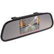 Monitor do auta v spätnom zrkadle 5″ pre cúvaciu kameru a prednú kameru
