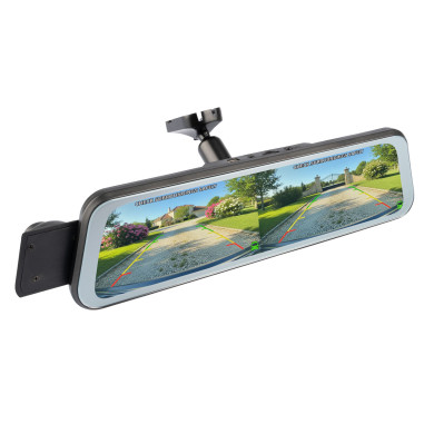 Monitor v spätnom zrkadle dotykový 9,66" s prednou kamerou