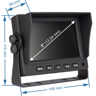 Monitor VESTYS AHD 5″ Monitor VESTYS AHD 5″