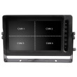 Vodotesný AHD monitor 10.1″ Quad