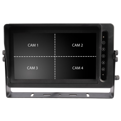 Vodotesný AHD monitor 10.1″ Quad