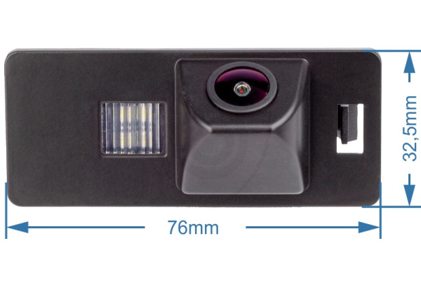 rozmer cúvacej kamery pre Audi A3, A4, A5, A6, A7, TT, Q3, Q5, Q7