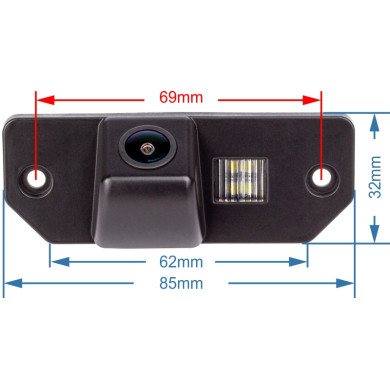 Ford cúvacia kamera - model 2