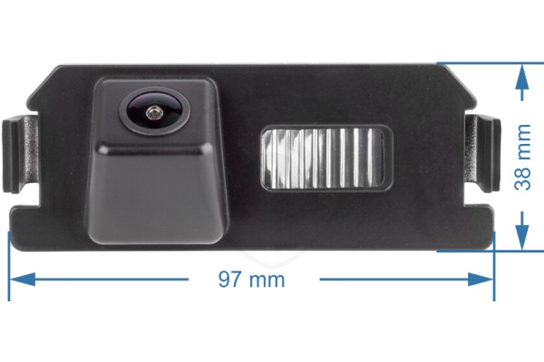 rozmer cúvacej kamery pre Hyundai i10, i20, i30, Veloster a Genesis