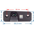 Cúvacia kamera Hyundai Santa Fe (2006 - 2012) Cúvacia kamera Hyundai Santa Fe 2006, 2007, 2008, 2009, 2010, 2011, 2012, s možnosťou LED nasvietenia