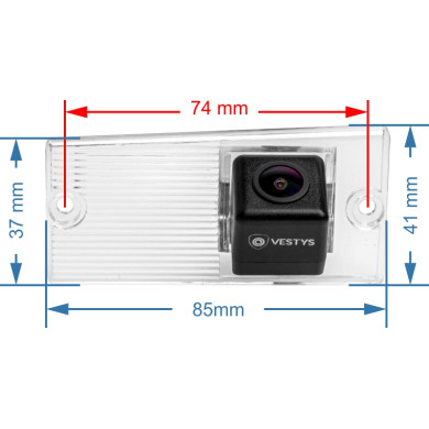 Kia cúvacia kamera - model 1