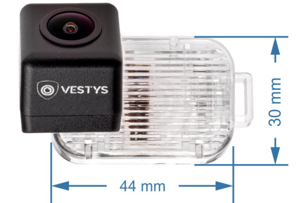 rozmer cúvacej kamery pre Mazda6 CW kombi