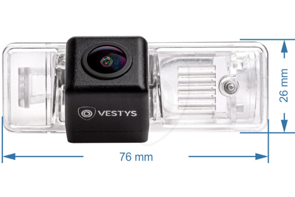 rozmer cúvacej kamery pre Mercedes-Benz Vito, Viano a Sprinter