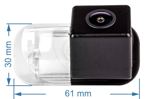 rozmer cúvacej kamery pre Mercedes-Benz triedy A (W245) a triedy B (W169)