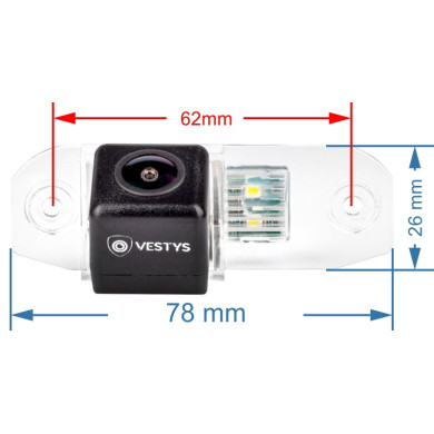 Volvo cúvacia kamera - model 1