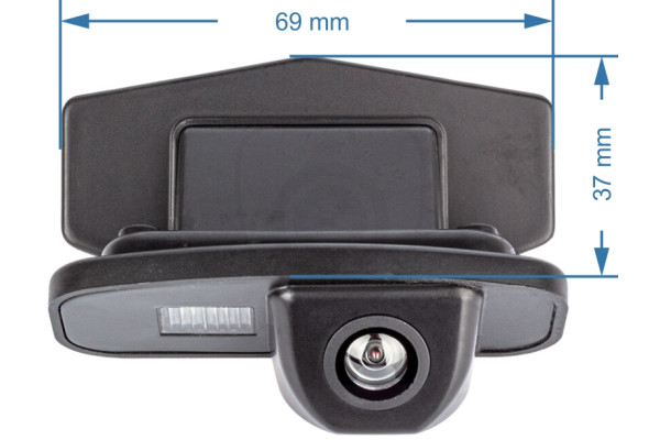 rozmer cúvacej kamery pre Honda Civic, Jazz, HR-V, FR-V, CR-V a Accord