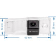 Cúvacia kamera pre Hyundai Santa Fe 3 Parkovacia cúvacia kamera Hyundai Santa Fe 2013 2014 2015 2016
