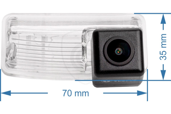 rozmer cúvacej kamery pre Toyota Corolla (E11 a E12)