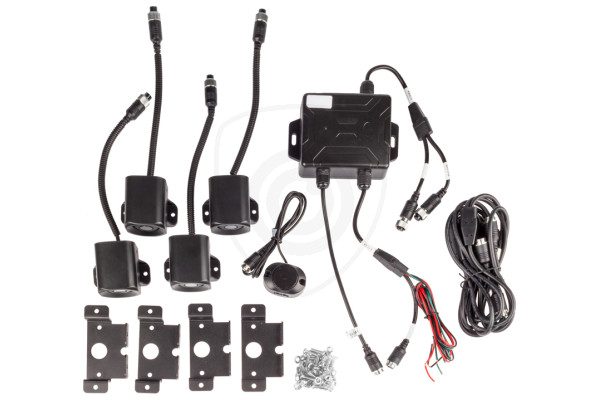 Odolné ultrazvukové cúvacie senzory pre nákladné a pracovné vozidlá s prepojením na kameru