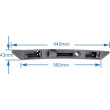 Cúvacia kamera Audi - lišta s rukoväťou kufra Cúvacia kamera Audi A3, A4, A6, A8, Q7, 2003, 2004, 2005, 2006, 2007, 2008, 2009, 2010, 2011, 2012, 2013, 2014, 2015, 2016, 2017, 2018, 2019