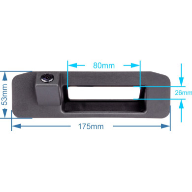 Mercedes-Benz cúvacia kamera - rukoväť kufra model 3 Mercedes-Benz cúvacia kamera - rukoväť kufra model 3