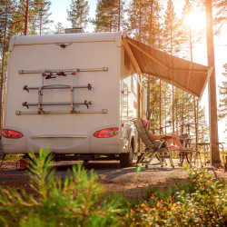 Použitie cúvacích kamier v karavanoch a obytných autách