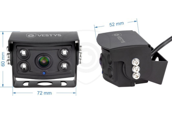 kamera pre nákladné vozidlá VESTYS ONE rozmery