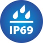 ikona znázorňujúca stupeň vodeodolnosti kamery IP69