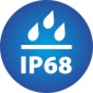 ikona znázorňujúca stupeň vodeodolnosti kamery IP68
