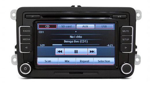 Monitor VW RCD510 und Škoda Bolero