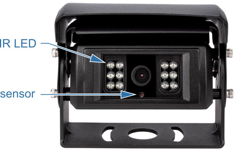 Cúvacia kamera s 12 infračervenými IR LED diódami