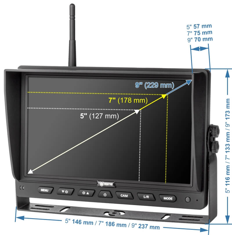 wifi bezdrôtový set cuvacia kamera ahd rozmery